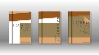 Kapak kitabı kavramı soyut geometrik arka plan renk ve şekillerin bir kombinasyonu ile