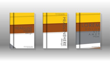 Kapak kitabı kavramı soyut geometrik arka plan renk ve şekillerin bir kombinasyonu ile