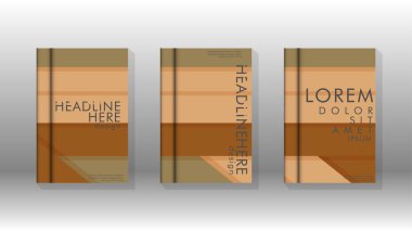 Kapak kitabı kavramı soyut geometrik arka plan renk ve şekillerin bir kombinasyonu ile