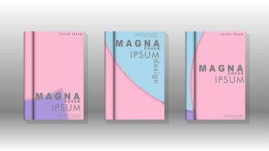 Kurumsal iş yıllık rapor kitap kapağı broşür el ilanı posteri için soyut düşük daire şekil arka plan. Eps10 vektör şablonu