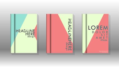 Soyut kitap kapağı düzeninin arka planı. Broşürler, dergiler, vektör şablonları vb. için. Modern tasarımlar Eps 10'da geometrik desenler oluşturur