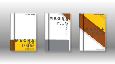 Kapak kitabı kavramı soyut geometrik arka plan renk ve şekillerin bir kombinasyonu ile