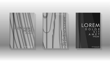 Geometrik tasarım arka planlı kapak kitabı.