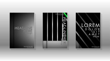 Geometrik tasarım arka planlı kapak kitabı.