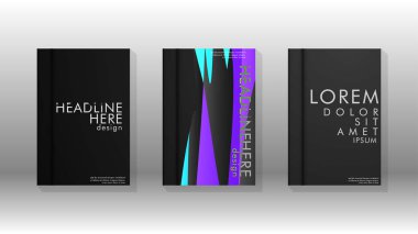 Kitap Kapağı renkli geometrik arka planlar.