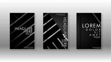 Geometrik tasarım arka planlı kapak kitabı.