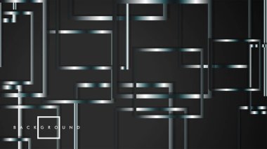 Modern Soyut Vektör Kutusu Arka Plan. beyaz degrade şeritler ile. eps 10 şablonu