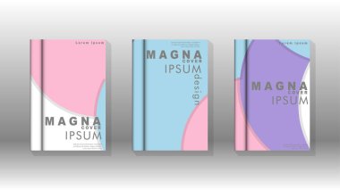 Minimal vektör tasarımı kapsar. Yuvarlak şekiller kompozisyon. Eps10 vektör şablonu