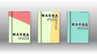 Soyut kitap kapağı düzeninin arka planı. Broşürler, dergiler, vektör şablonları vb. için. Modern tasarımlar Eps 10'da geometrik desenler oluşturur