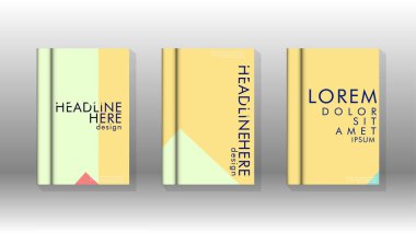 Soyut kitap kapağı düzeninin arka planı. Broşürler, dergiler, vektör şablonları vb. için. Modern tasarımlar Eps 10'da geometrik desenler oluşturur