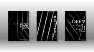 Geometrik tasarım arka planlı kapak kitabı.