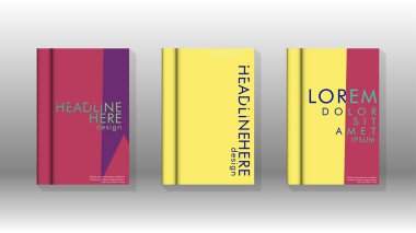 Soyut kitap kapağı düzeninin arka planı. Broşürler, dergiler, vektör şablonları vb. için. Modern tasarımlar Eps 10'da geometrik desenler oluşturur
