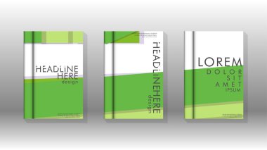 Kapak kitabı kavramı soyut geometrik arka plan renk ve şekillerin bir kombinasyonu ile