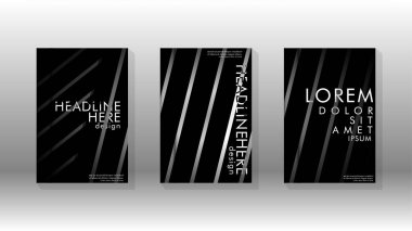 Geometrik tasarım arka planlı kapak kitabı.