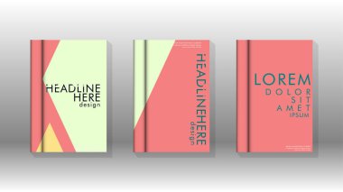 Soyut kitap kapağı düzeninin arka planı. Broşürler, dergiler, vektör şablonları vb. için. Modern tasarımlar Eps 10'da geometrik desenler oluşturur