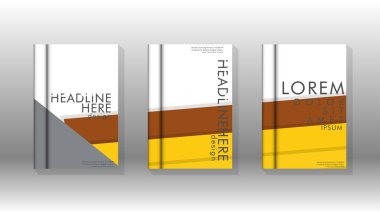 Kapak kitabı kavramı soyut geometrik arka plan renk ve şekillerin bir kombinasyonu ile