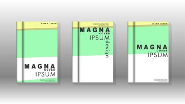 Kapak kitabı kavramı soyut geometrik arka plan renk ve şekillerin bir kombinasyonu ile