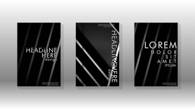 Geometrik tasarım arka planlı kapak kitabı.