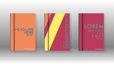 Soyut kitap kapağı düzeninin arka planı. Broşürler, dergiler, vektör şablonları vb. için. Modern tasarımlar Eps 10'da geometrik desenler oluşturur