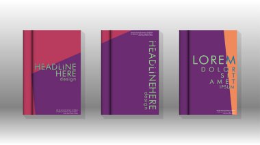 Soyut kitap kapağı düzeninin arka planı. Broşürler, dergiler, vektör şablonları vb. için. Modern tasarımlar Eps 10'da geometrik desenler oluşturur