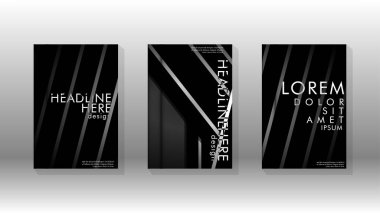 Geometrik tasarım arka planlı kapak kitabı.