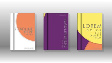 Posterler, kapaklar, broşürler, şirket yıllık iş, vb için soyut daire şekil arka planlar.