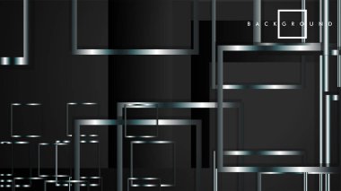 Modern Soyut Vektör Kutusu Arka Plan. beyaz degrade şeritler ile. eps 10 şablonu