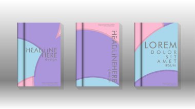 Posterler, kapaklar, broşürler, şirket yıllık iş, vb için soyut daire şekil arka planlar.