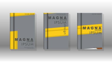 Kapak kitabı kavramı soyut geometrik arka plan renk ve şekillerin bir kombinasyonu ile