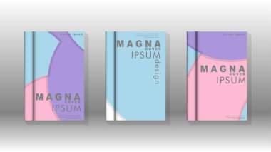 Posterler, kapaklar, broşürler, şirket yıllık iş, vb için soyut daire şekil arka planlar.