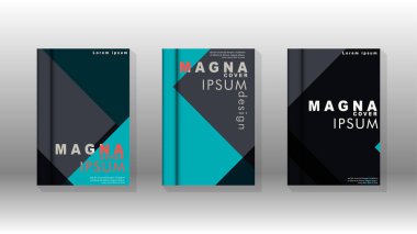 Soyut kitap kapağı düzeninin arka planı. Broşürler, dergiler, vektör şablonları vb. için. Modern tasarımlar Eps 10'da geometrik desenler oluşturur