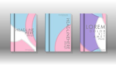 Posterler, kapaklar, broşürler, şirket yıllık iş, vb için soyut daire şekil arka planlar.