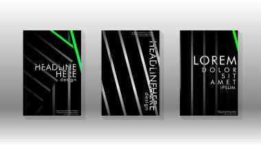 Geometrik tasarım arka planlı kapak kitabı