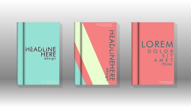 Soyut kitap kapağı düzeninin arka planı. Broşürler, dergiler, vektör şablonları vb. için. Modern tasarımlar Eps 10'da geometrik desenler oluşturur