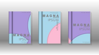 Minimal vektör tasarımı kapsar. Yuvarlak şekiller kompozisyon. Eps10 vektör şablonu