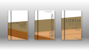 Kapak kitabı kavramı soyut geometrik arka plan renk ve şekillerin bir kombinasyonu ile