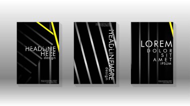 Geometrik tasarım arka planlı kapak kitabı.