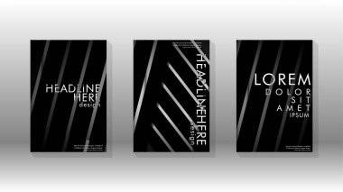 Geometrik tasarım arka planlı kapak kitabı.