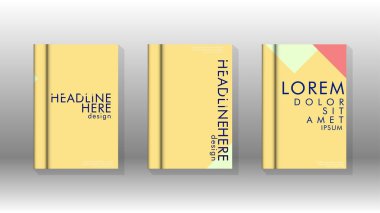 Soyut kitap kapağı düzeninin arka planı. Broşürler, dergiler, vektör şablonları vb. için. Modern tasarımlar Eps 10'da geometrik desenler oluşturur