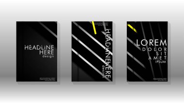 Geometrik tasarım arka planlı kapak kitabı.