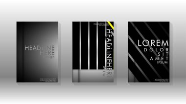 Geometrik tasarım arka planlı kapak kitabı.