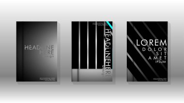 Geometrik tasarım arka planlı kapak kitabı