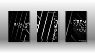 Geometrik tasarım arka planlı kapak kitabı.