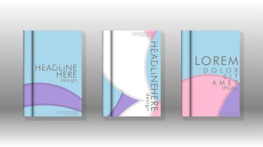 Posterler, kapaklar, broşürler, şirket yıllık iş, vb için soyut daire şekil arka planlar.