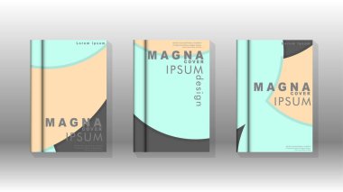 Posterler, kapaklar, broşürler, şirket yıllık iş, vb için soyut daire şekil arka planlar.