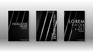 Geometrik tasarım arka planlı kapak kitabı.