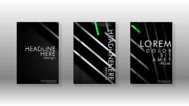 Geometrik tasarım arka planlı kapak kitabı