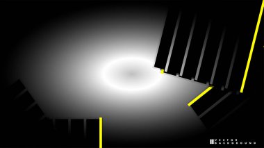 Soyut vektör arkaplanı. Geometrik Çizgiler - Yaratıcı ve İlham Tasarımı