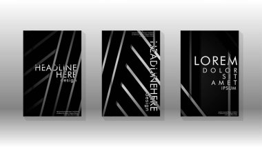 Geometrik tasarım arka planlı kapak kitabı.