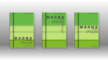 Kapak kitabı kavramı soyut geometrik arka plan renk ve şekillerin bir kombinasyonu ile